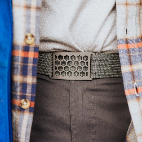 Grip6 Standard Honeycomb Belt (Gunmetal) - Neat Street Philippines