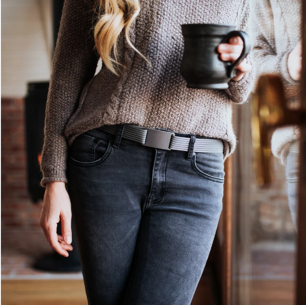 Grip6 Narrow Classic Belt (Gunmetal) - Neat Street Philippines