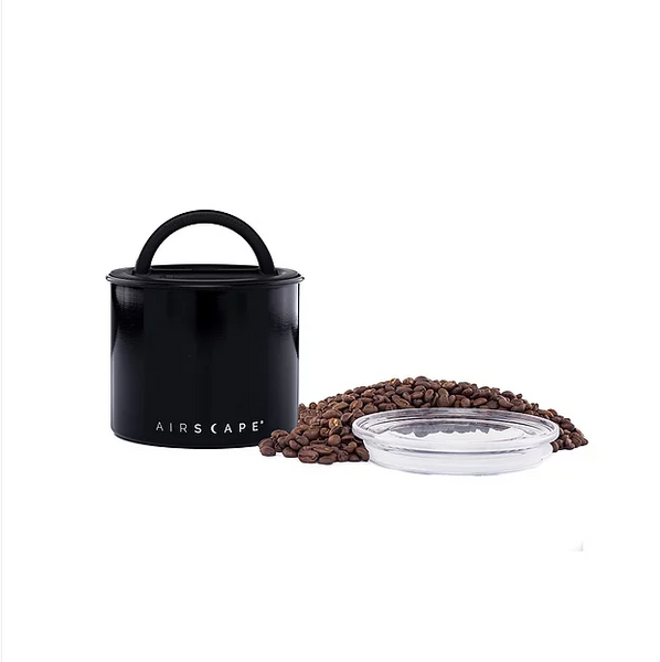 Airscape Vacuum Airtight Canister 4" 250g (Black) - Neat Street Philippines
