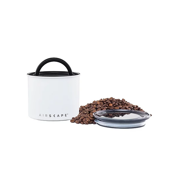 Airscape Vacuum Airtight Canister 4" 250g (Matte White) - Neat Street Philippines