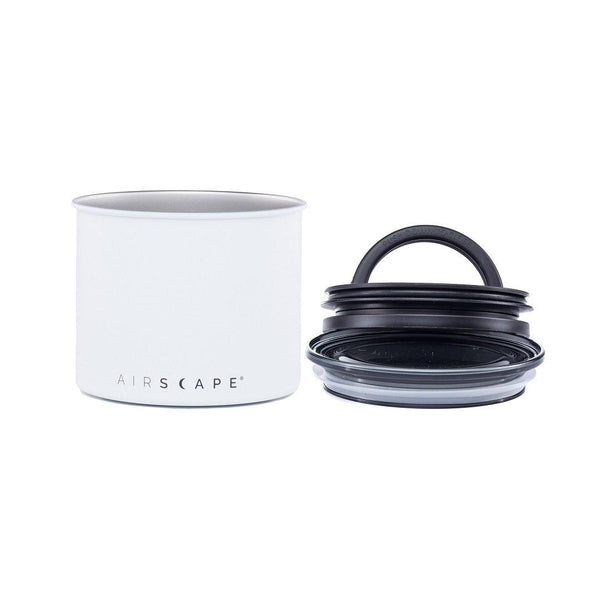 Airscape Vacuum Airtight Canister 4" 250g (Matte White) - Neat Street Philippines