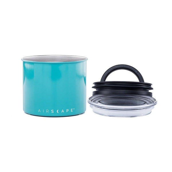 Airscape Vacuum Airtight Canister 4" 250g (Turquoise) - Neat Street Philippines