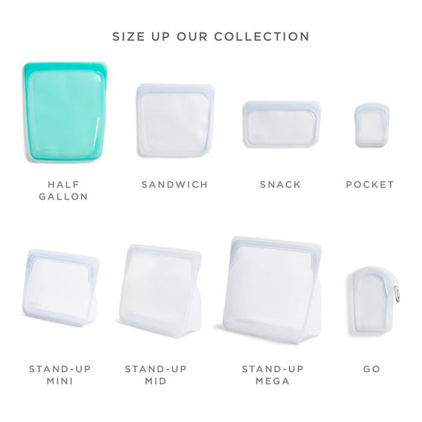 Stasher Airtight Reusable Silicone Bag - Half Gallon Size