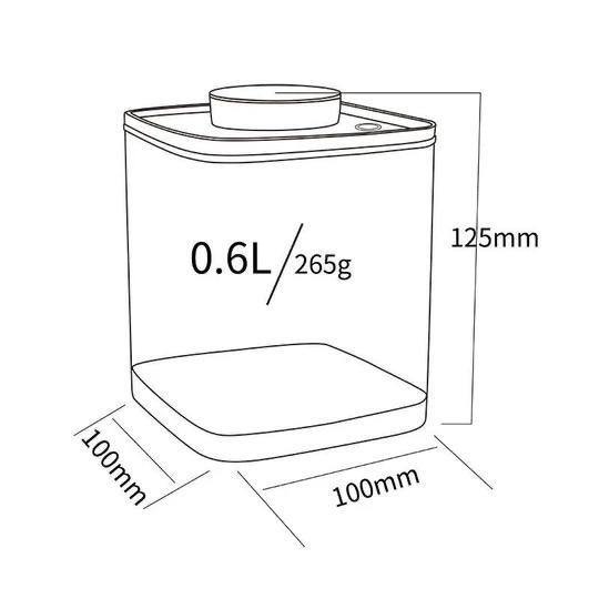 Ankomn Turn N Seal 0.6L Vacuum Food Storage Containers - Neat Street Philippines
