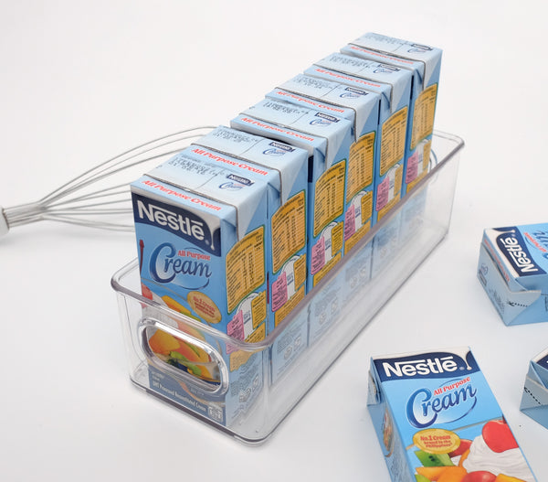 Clear Stax Storage Bin - Clear Transparent Multipurpose Storage Bin