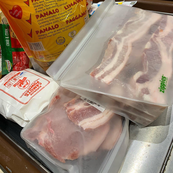 Zippies Medium Reusable Stand Up Bags (Pack of 3) - White - Neat Street Philippines