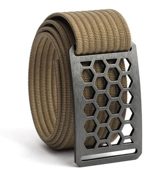 Grip6 Standard Honeycomb Belt (Gunmetal) - Neat Street Philippines