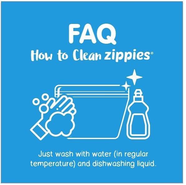 Zippies XXL Reusable Stand Up Bags (Pack of 3) - White - Neat Street Philippines