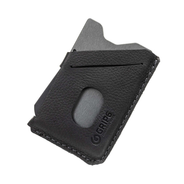 Grip6 RFID Wallet (No Loop, Black Leather) - Neat Street Philippines