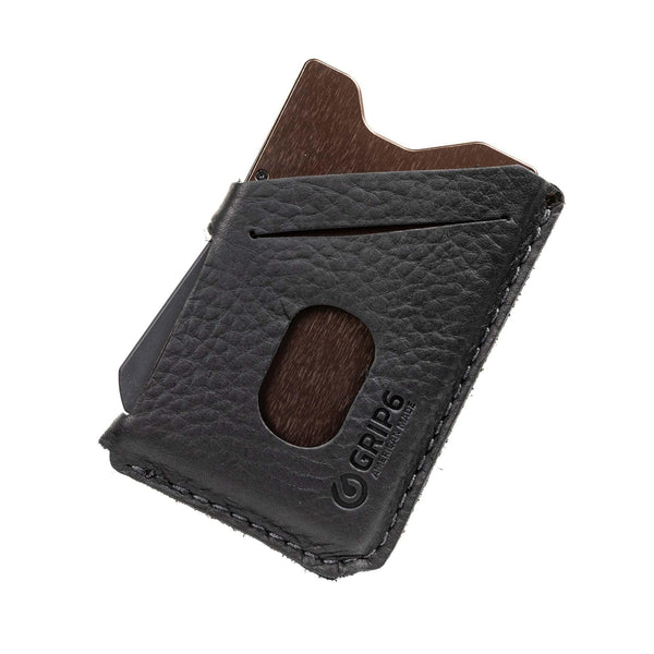 Grip6 RFID Wallet (No Loop, Black Leather) - Neat Street Philippines