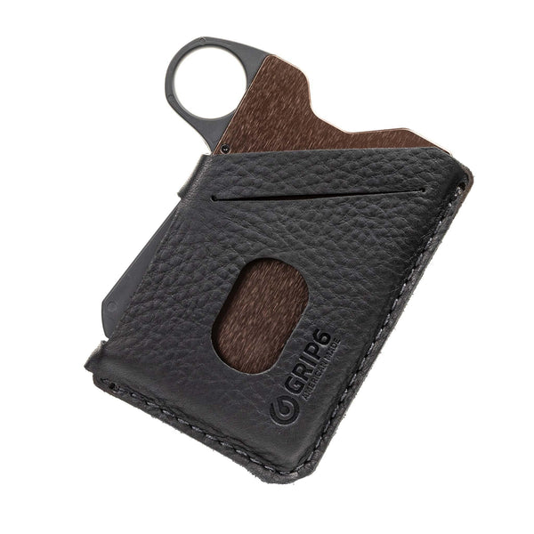 Grip6 RFID Wallet (With Loop, Black Leather) - Neat Street Philippines