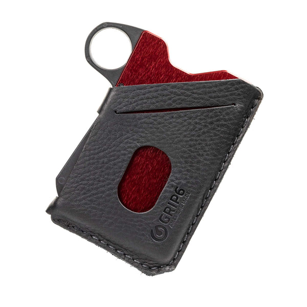 Grip6 RFID Wallet (With Loop, Black Leather) - Neat Street Philippines