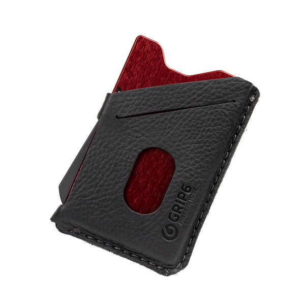 Grip6 RFID Wallet (No Loop, Black Leather) - Neat Street Philippines