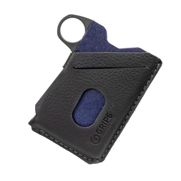 Grip6 RFID Wallet (With Loop, Black Leather) - Neat Street Philippines