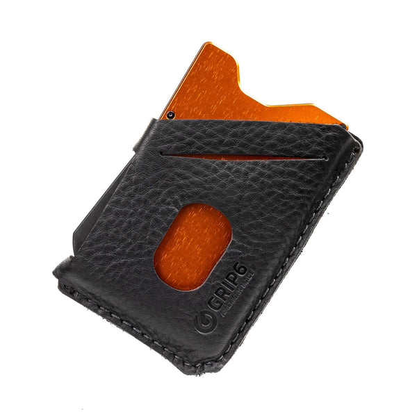 Grip6 RFID Wallet (No Loop, Black Leather) - Neat Street Philippines