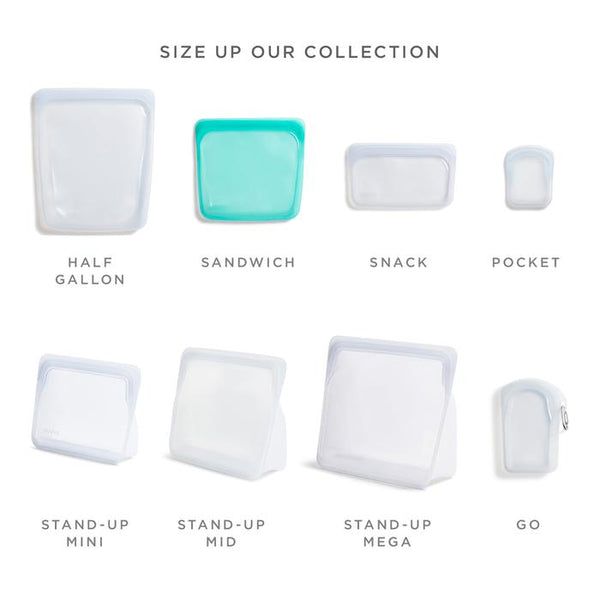 Stasher Airtight Reusable Silicone Bag - Sandwich Size