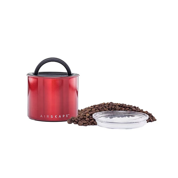 Airscape Vacuum Airtight Canister 4" 250g (Red) - Neat Street Philippines