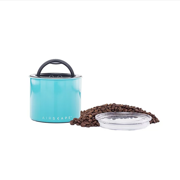 Airscape Vacuum Airtight Canister 4" 250g (Turquoise) - Neat Street Philippines