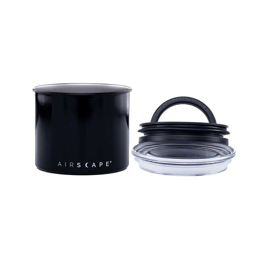 Airscape Vacuum Airtight Canister 4" 250g (Black) - Neat Street Philippines