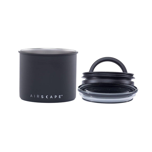 Airscape Vacuum Airtight Canister 4" 250g (Matte Black) - Neat Street Philippines