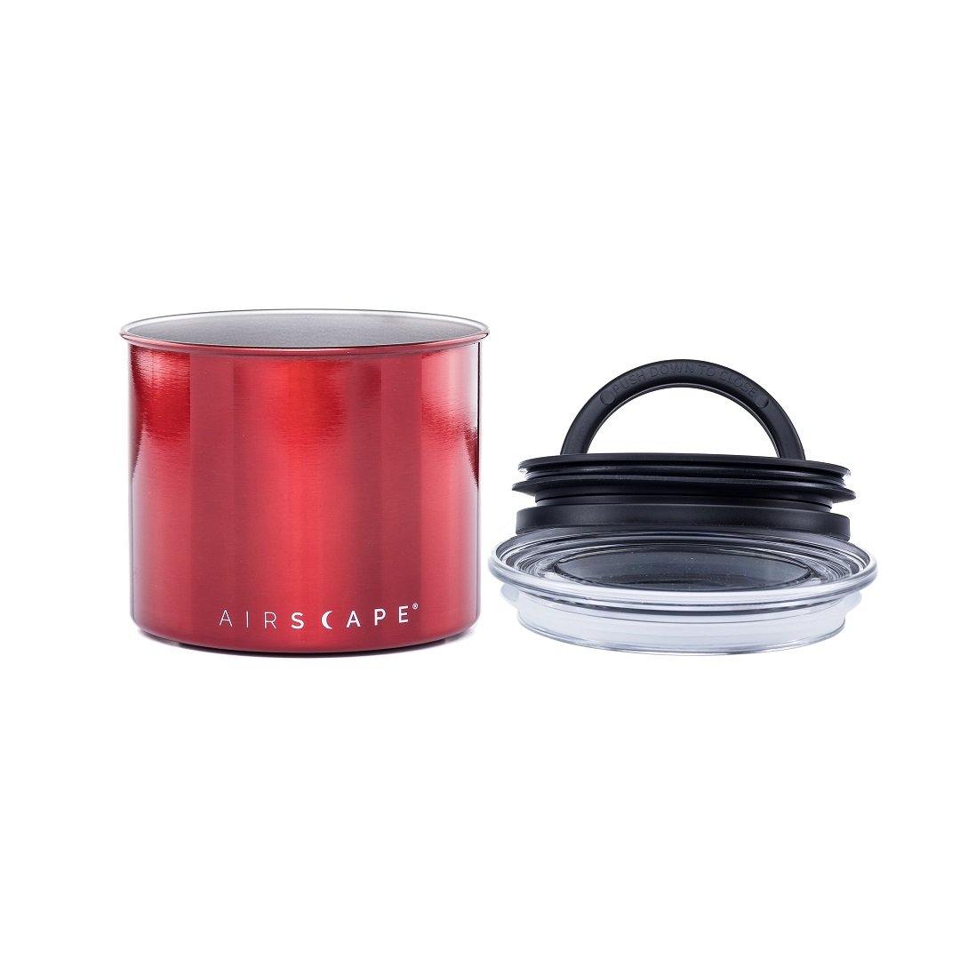 Airscape Vacuum Airtight Canister 4" 250g (Red) - Neat Street Philippines