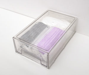 Clear Stax Drawers - Clear Transparent Stackable Multipurpose Drawers